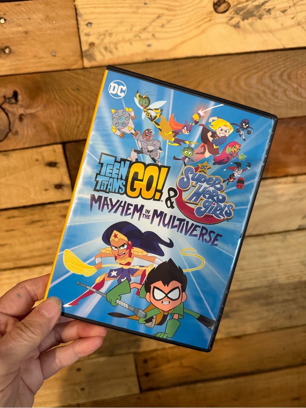 DC Teen Titans Go! & Super Hero Girls Mayhem in the Multiverse DVD